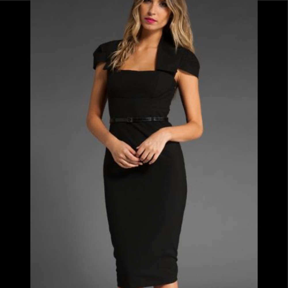 Black Halo Jacket Dress